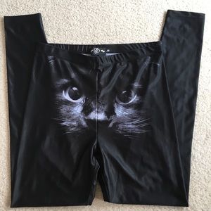 Iron fist cat leggings
